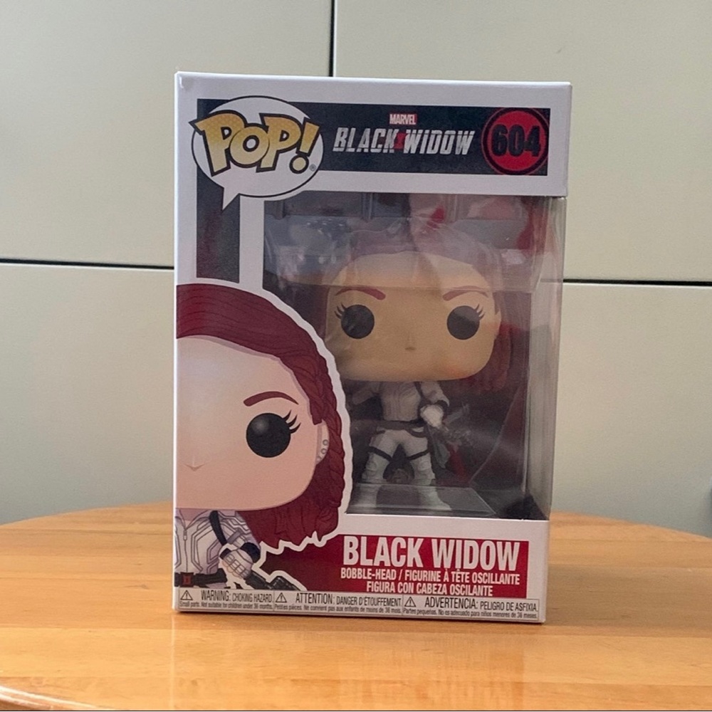 Black Widow White Suit Funko pop